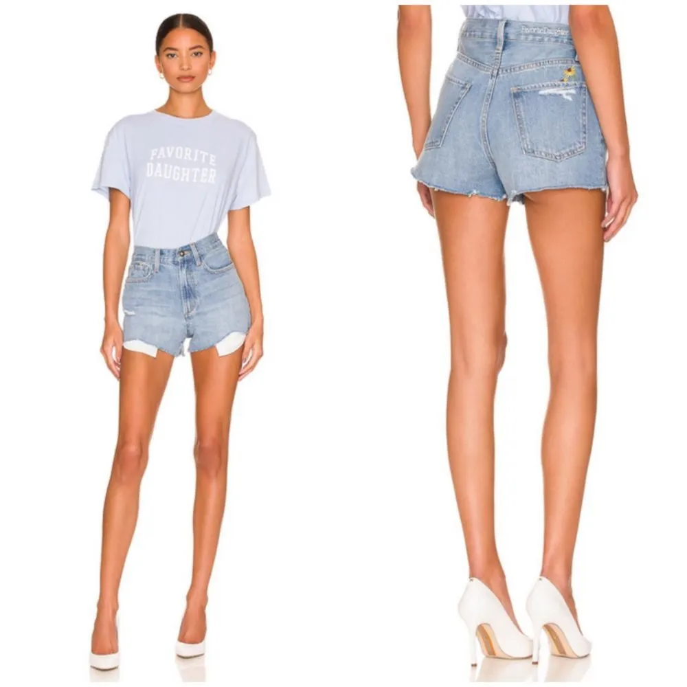 💕FAVORITE DAUGHTER💕 The Juni High Waist Cutoff Denim Shorts ~ Brooklyn 31 NWT - Image 11