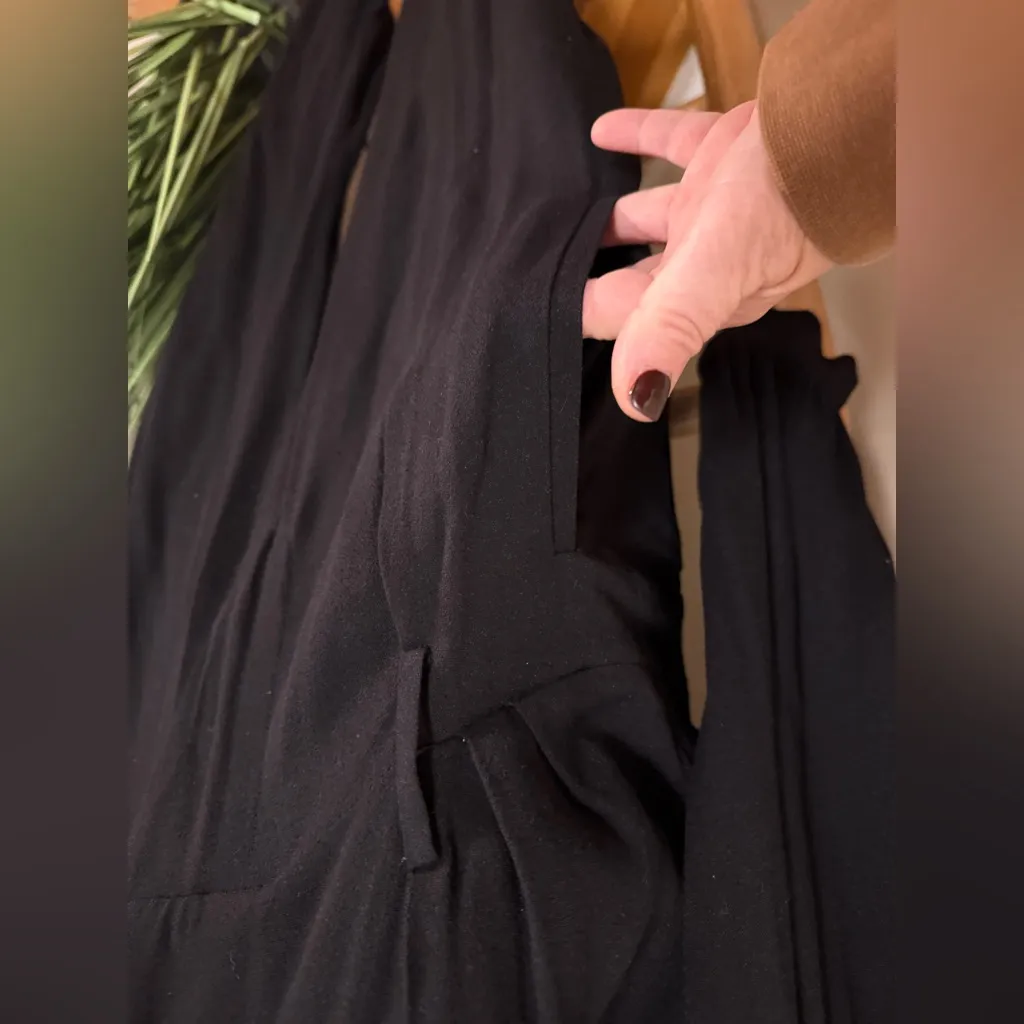 IRO Paris Frame Crepe Jumpsuit Size 38/6 Black Retail $490 - Image 8