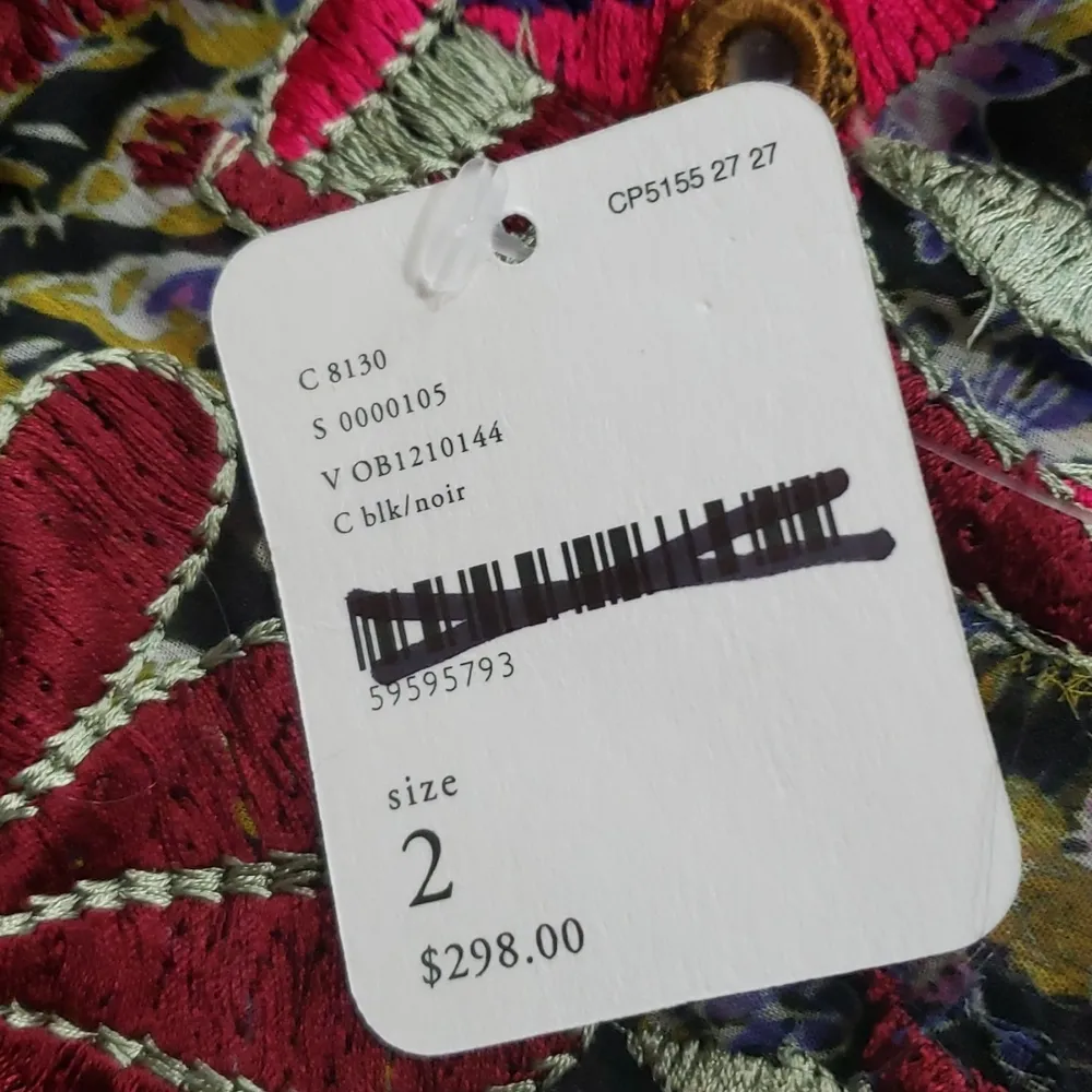 Free People Furnished Floral Maxi Dress Si… - Image 9