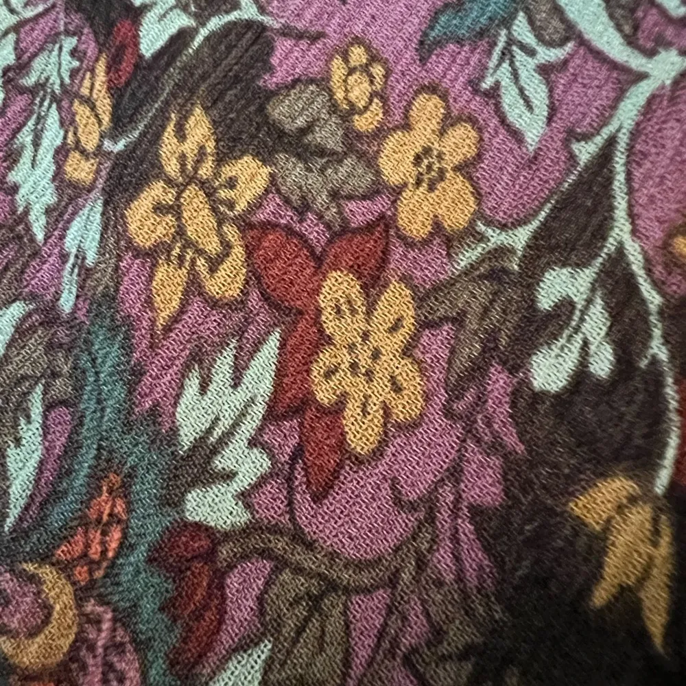 J. Jill Floral Maxi Skirt Dusty Rose Multicolor Rayon Modest Church Size XL - Image 8