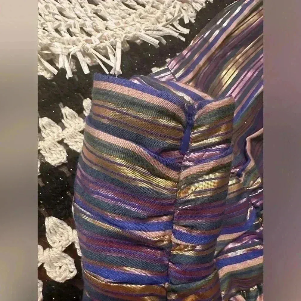 Zara Metallic Bubble skirt - Image 4