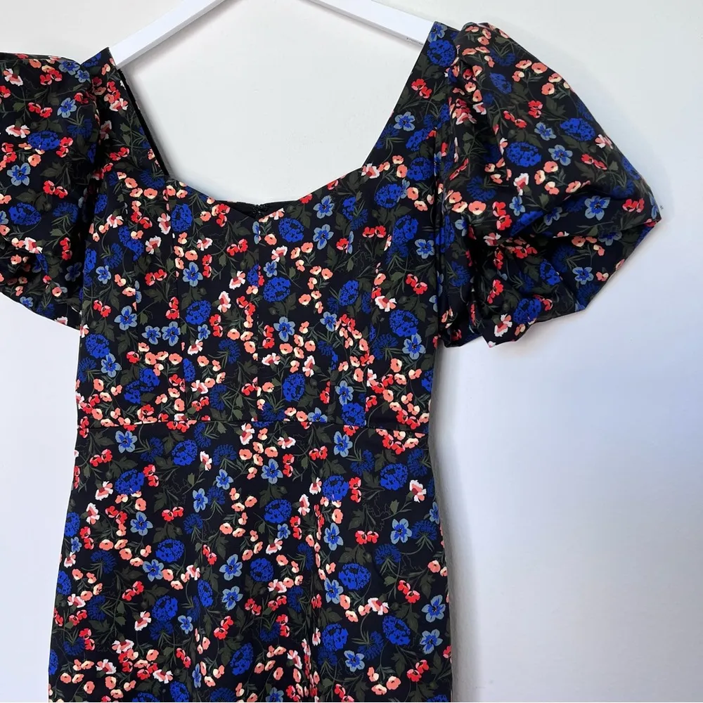HUNTER BELL Black Floral Colette Dress Size 0 XS - Image 6