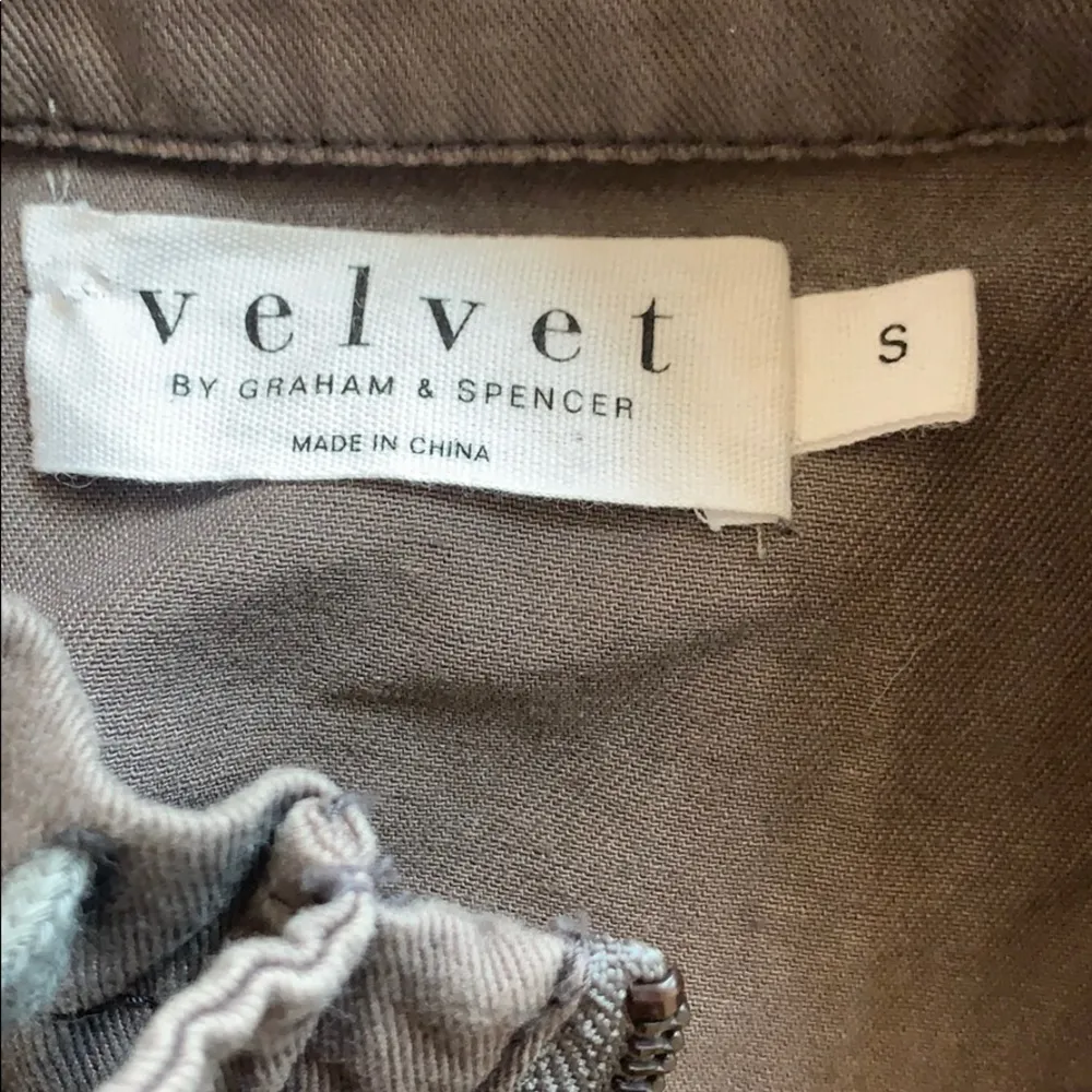 Velvet by graham and spencer brown army cargo jacket! - Image 2