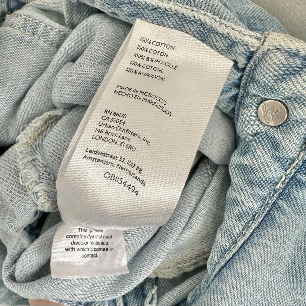 We the Free Marci Denim Jumpsuit Light Blue - Image 9