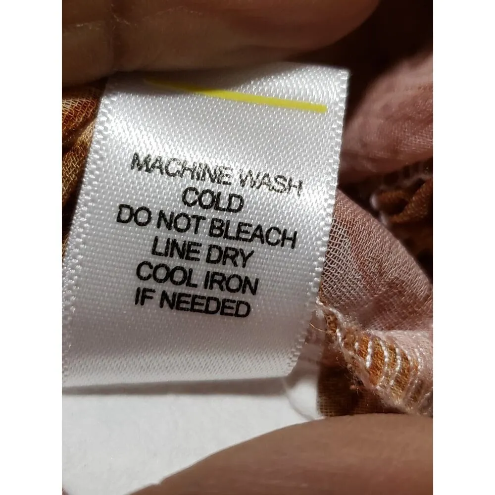 Est. 1946 Women's Brown Polyester Casual Round Neck Long Sleeve Top Blouse XL - Image 9