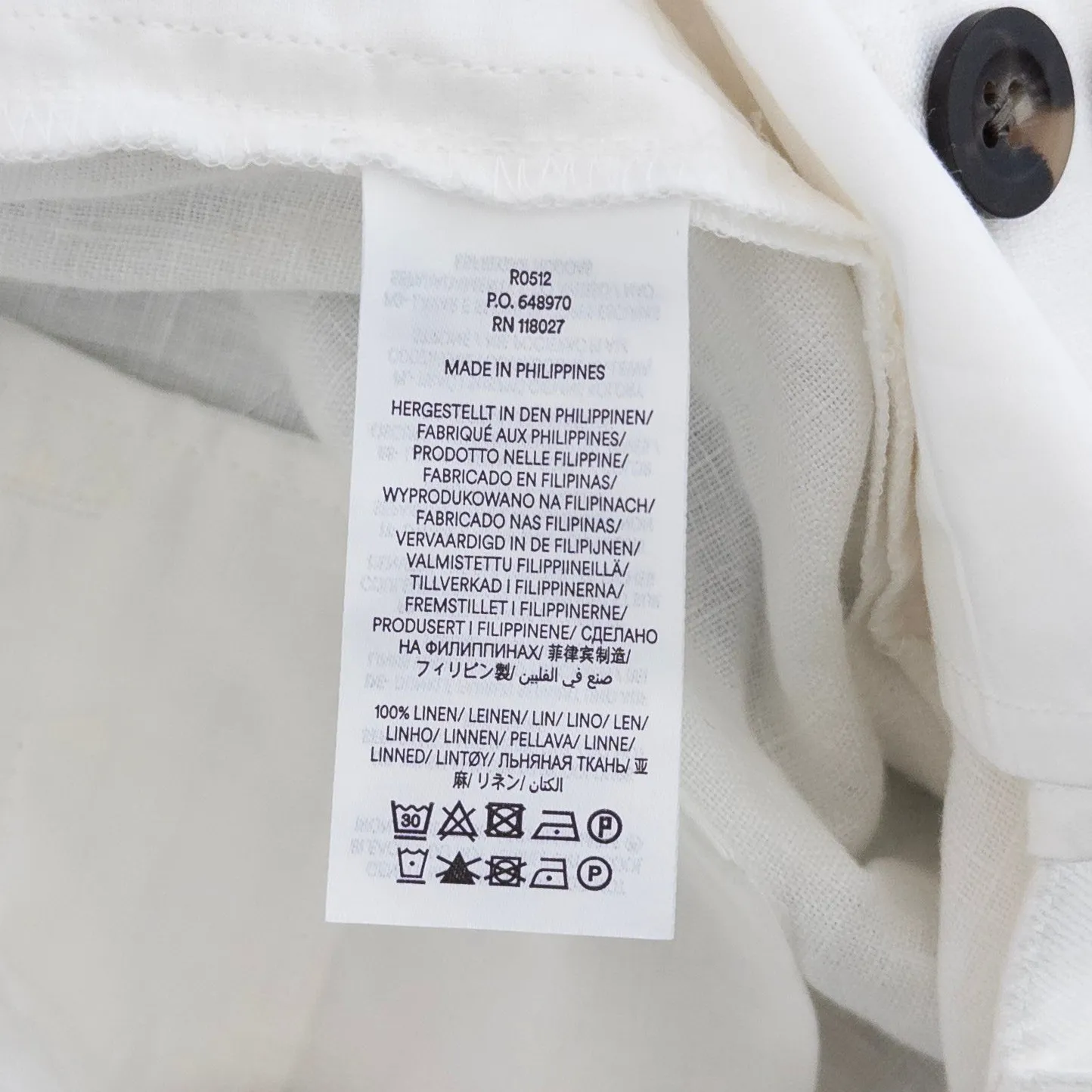 Boden Womens Linen Shorts Size 8 White High Waist Coastal‎ Chic Resort Preppy - Image 7