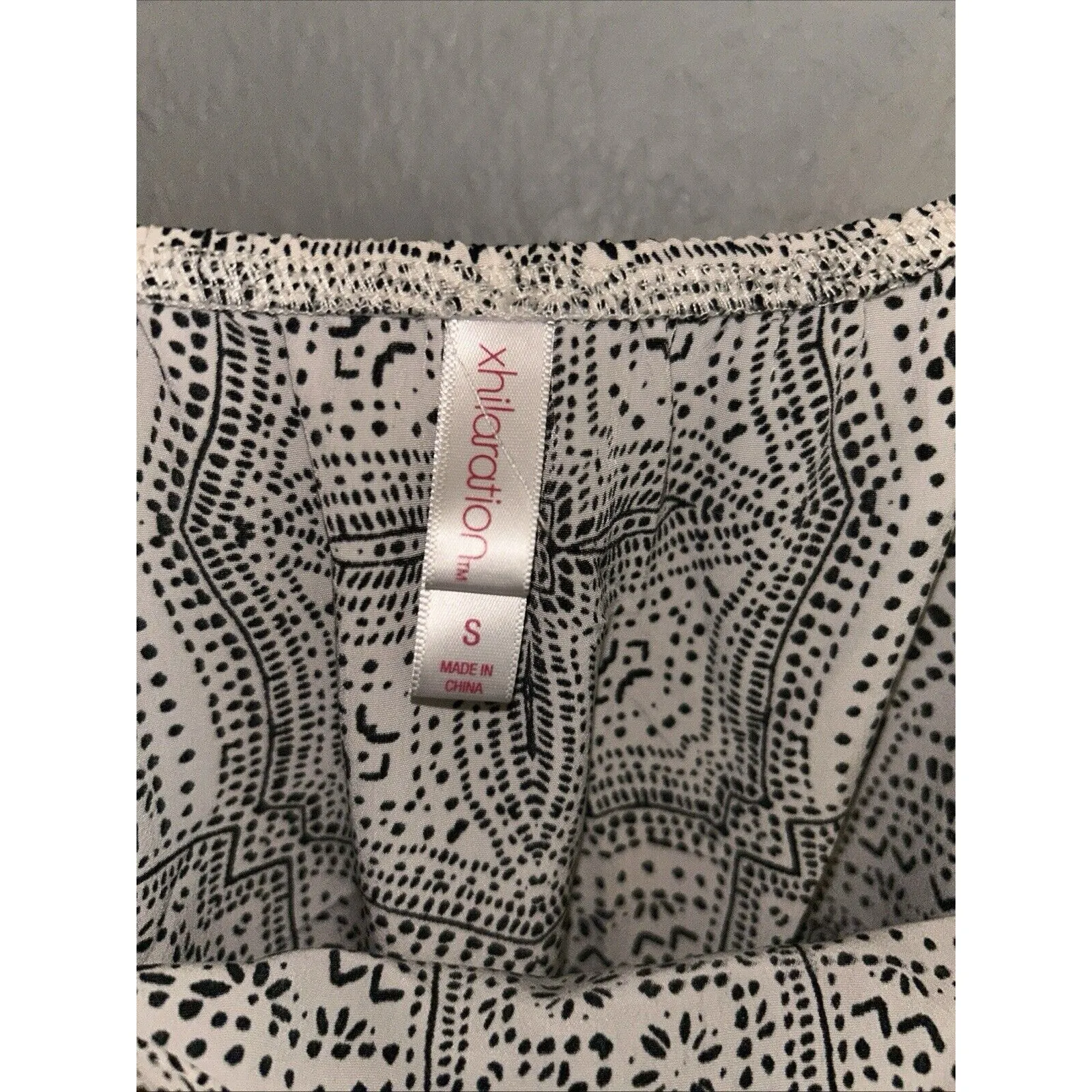 Xhilaration  Romper Small Aztec Pom Pom Adj Straps Resort Beach Pool Spring Break - Image 5