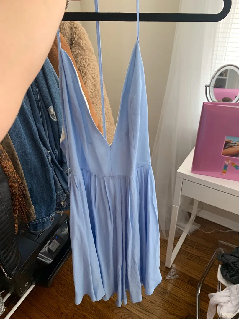 NBD Light Blue Dress - Image 4