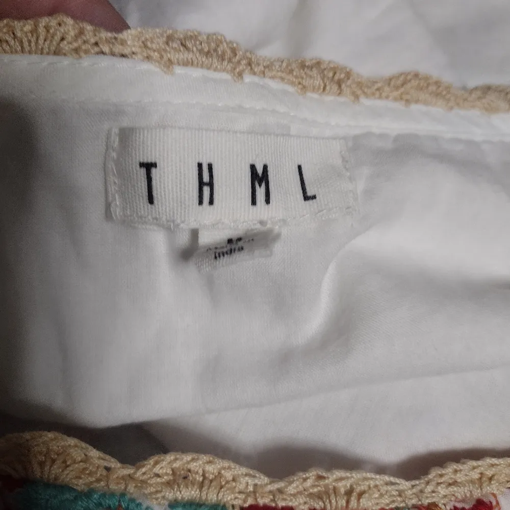 Athro THML embroidered flower print flutter sleeve dress - Image 5