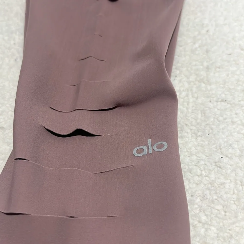 Alo Yoga High Waisted Slice Cutout Leggings Size XS - Image 4