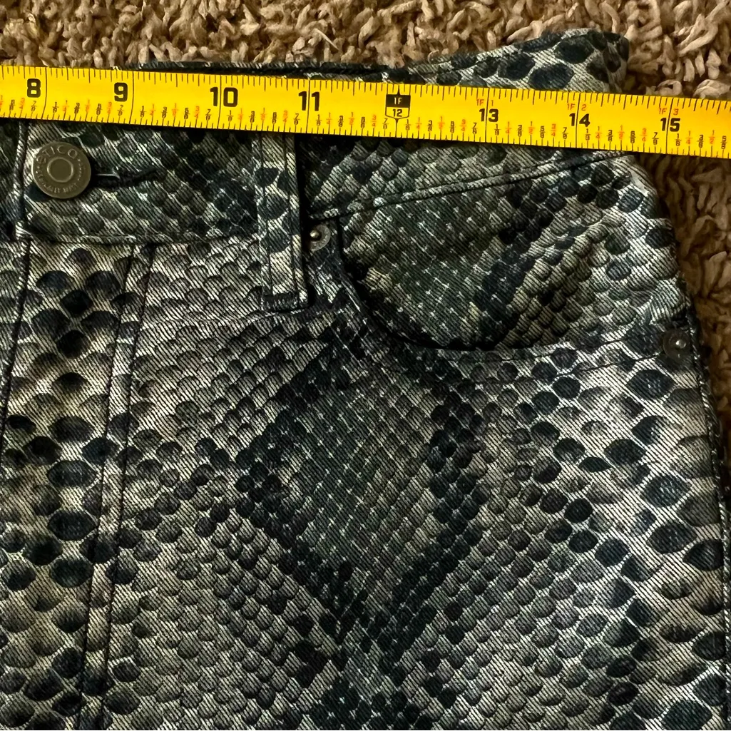 ETICA Cindy High Waist Snake Print Ankle
Skinny Stretcht olive pants 30 Multiple - Image 13