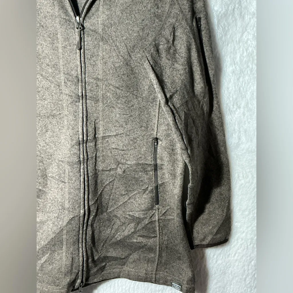 Y2K 90.s VINTAGE L.L. Bean Women's Brown Zip - Image 10