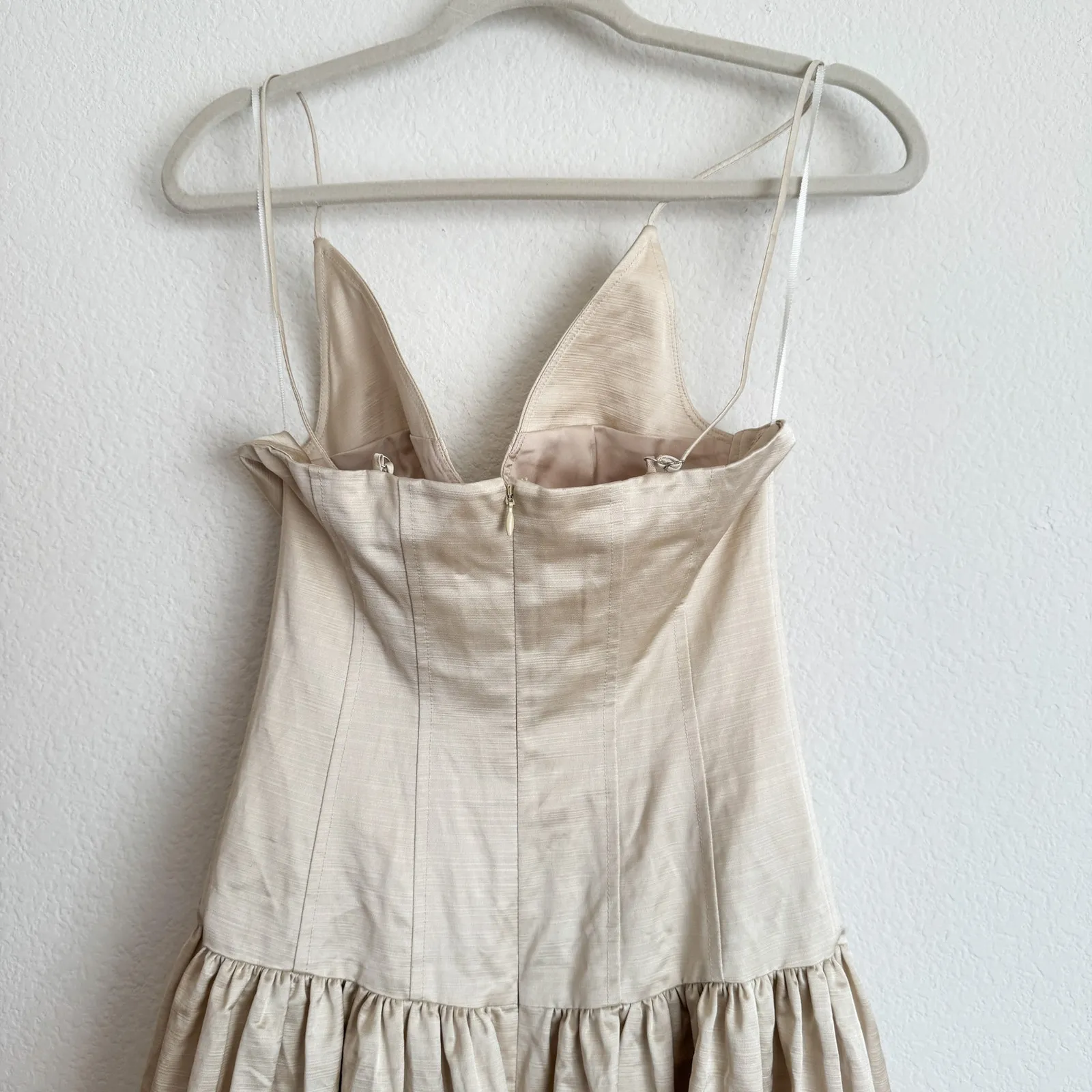 LPA Revolve Kaia Bubble Hem Midi Dress - Image 8