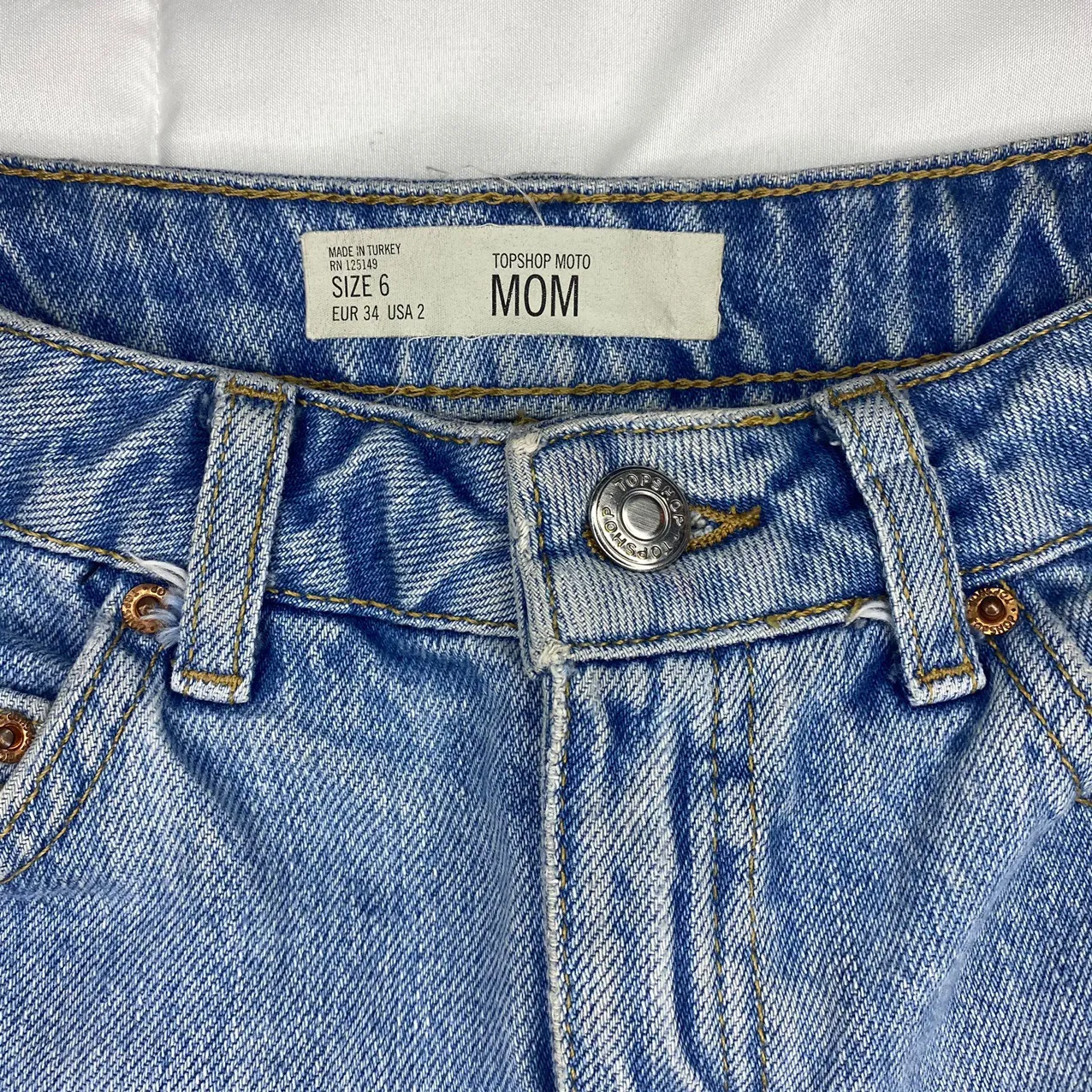 Topshop Mom Shorts - Image 4