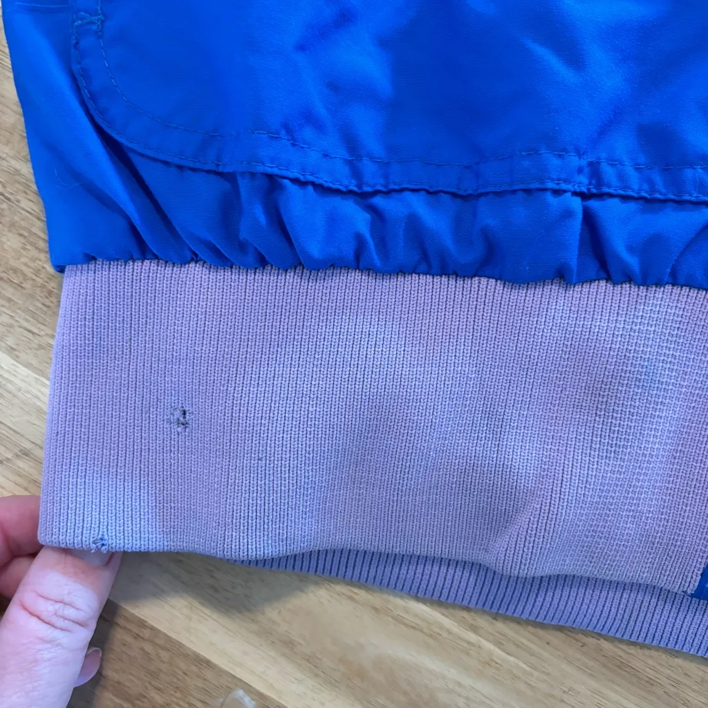 Vintage Pacific Trail Charger Blue and Purple Windbreaker Jacket M - Image 7