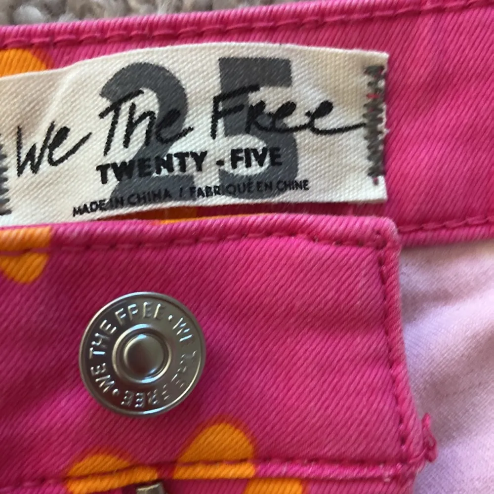 printed flare pants. Size 25=0 - Image 8