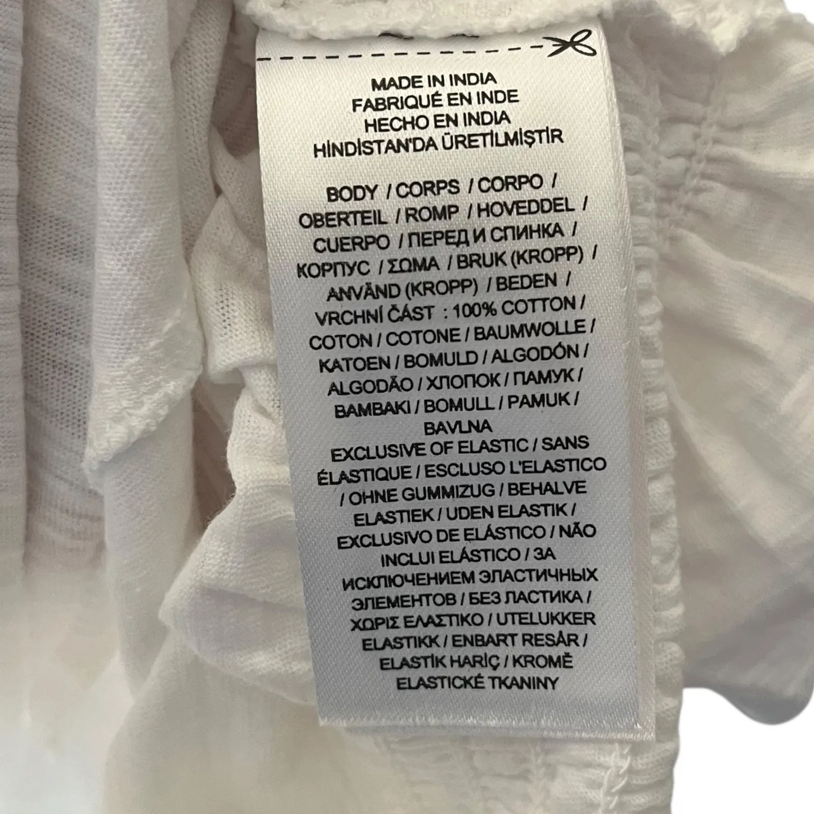 Lauren Ralph Lauren White Eyelet Blouse Top XXL‎ Tunic Peasant Off Shoulder - Image 8