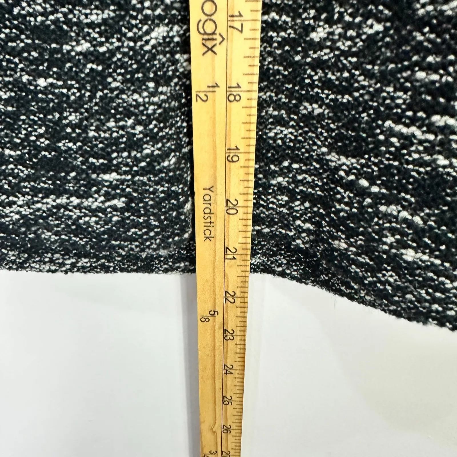 Talbots Pencil Skirt Women 6 Black White Tweed Boucle Quiet Luxury Preppy Career - Image 2