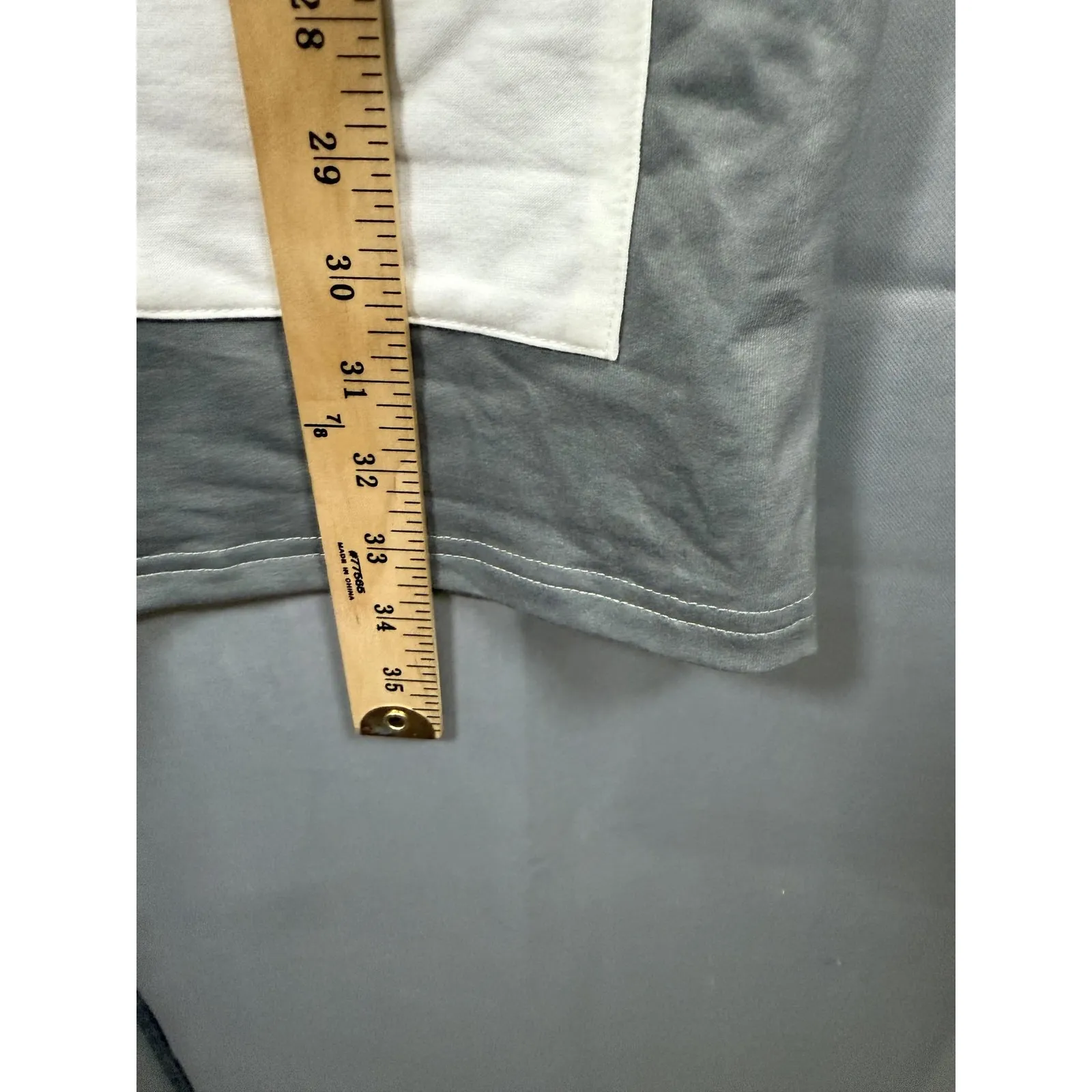 Snowman‎ Tunic Shirt Womens Small Gray White Red Plaid Scarf Winter Holiday Top - Image 7