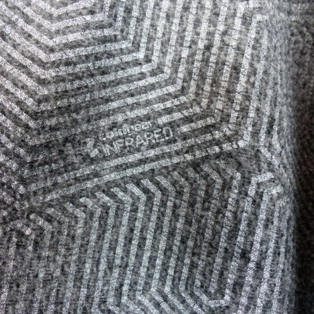 Under Armour Jacket Women M Black Gray ColdGear Fleece Infrared Loose Fit Hooded - Image 14