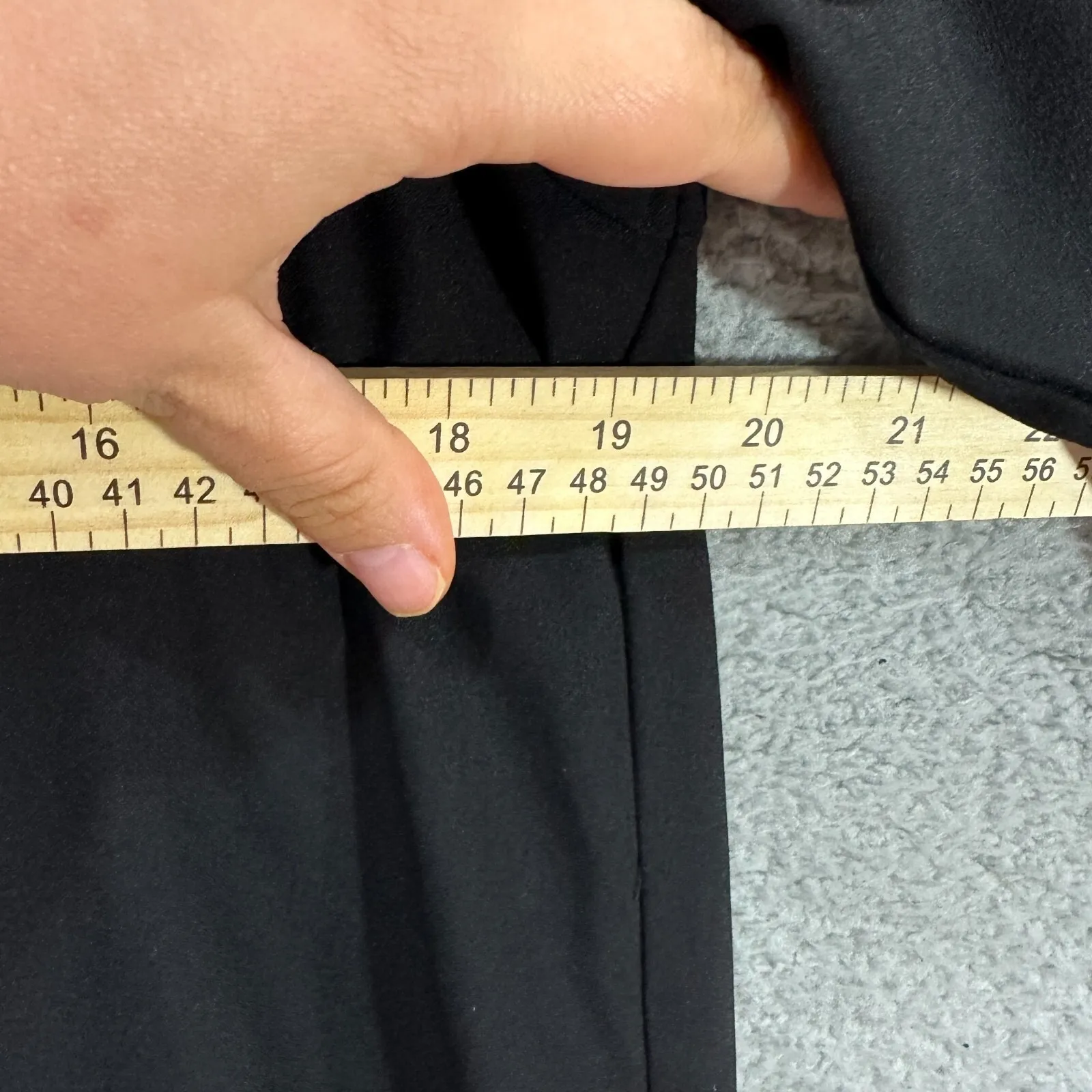 Susan Graver XS Black Tunic Top Womens Blouse High Low Hem Career‎ Minimalist - Image 4