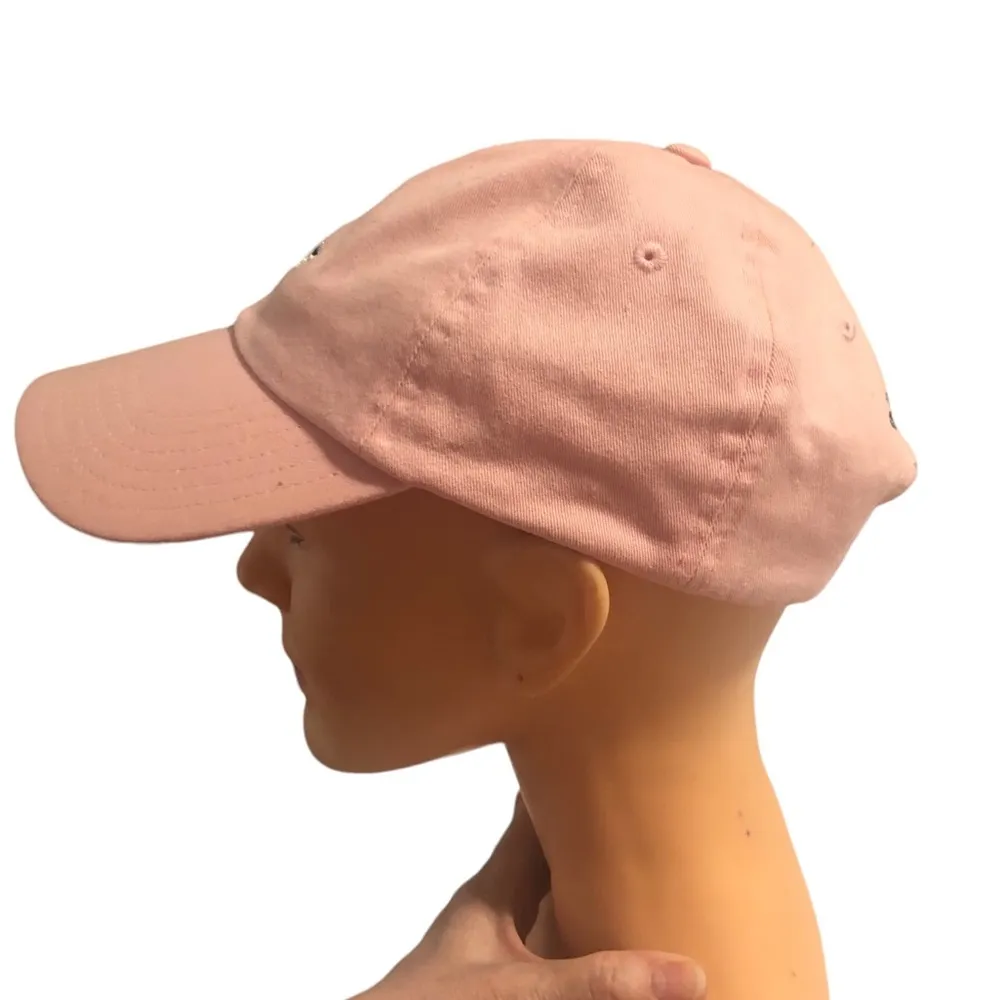 Vineyard Vines Pink Adjustable Baseball Cap Hat 100% Cotton Whale Logo Summer - Image 3