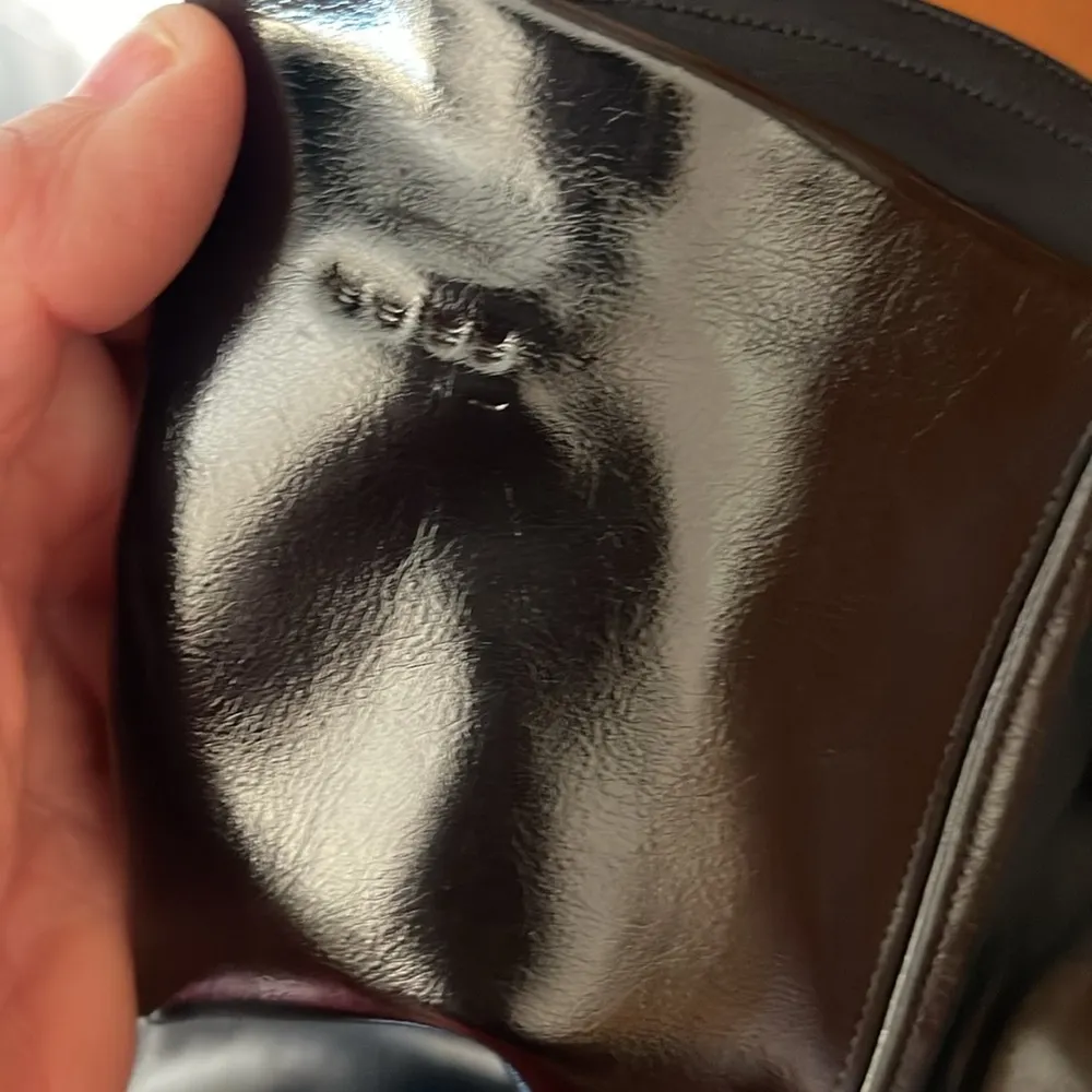 Revolve SPANX faux patent leather leggings size extra large - Image 10