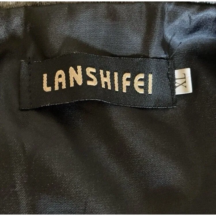 Faux Fur Vest XL Brown Sleeveless Short Boho Whimsigoth Fairy Glam Pennylane - Image 6