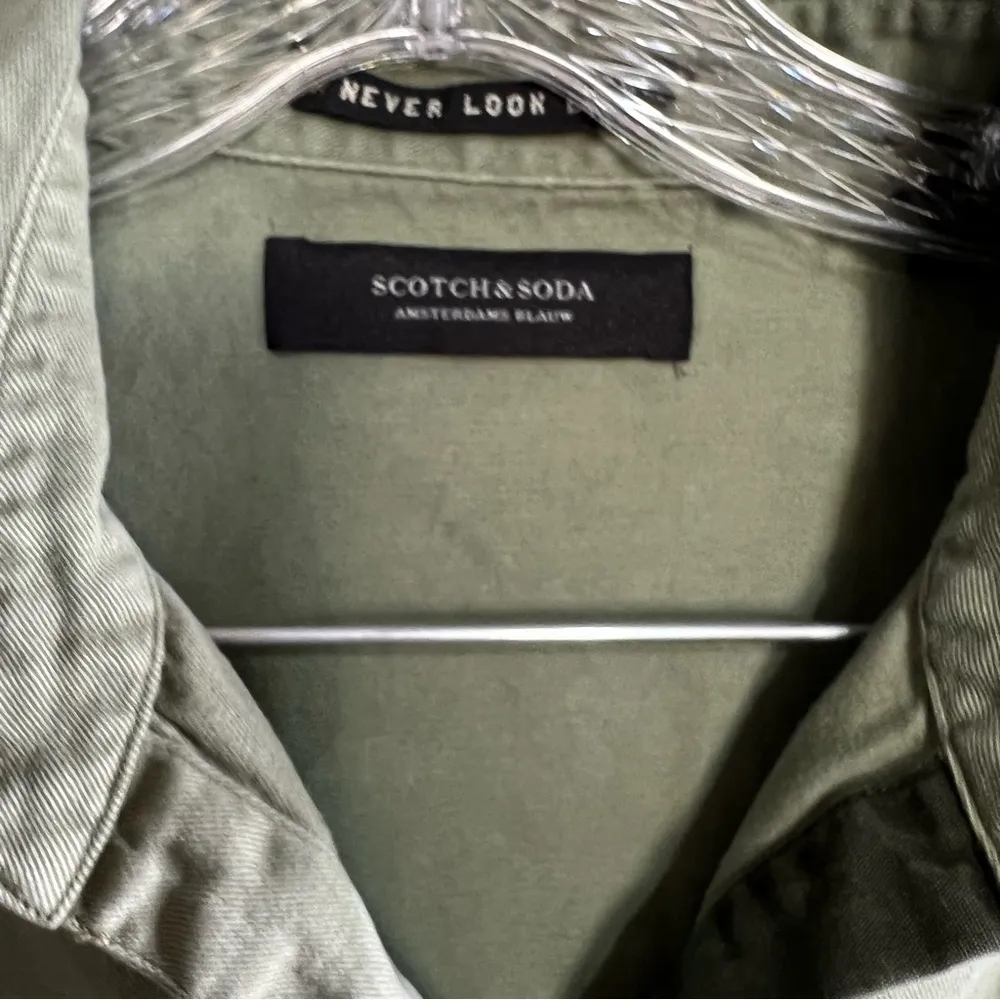 Scotch‎ & Soda Military Army Green Never Look Back Popover Top - Image 4