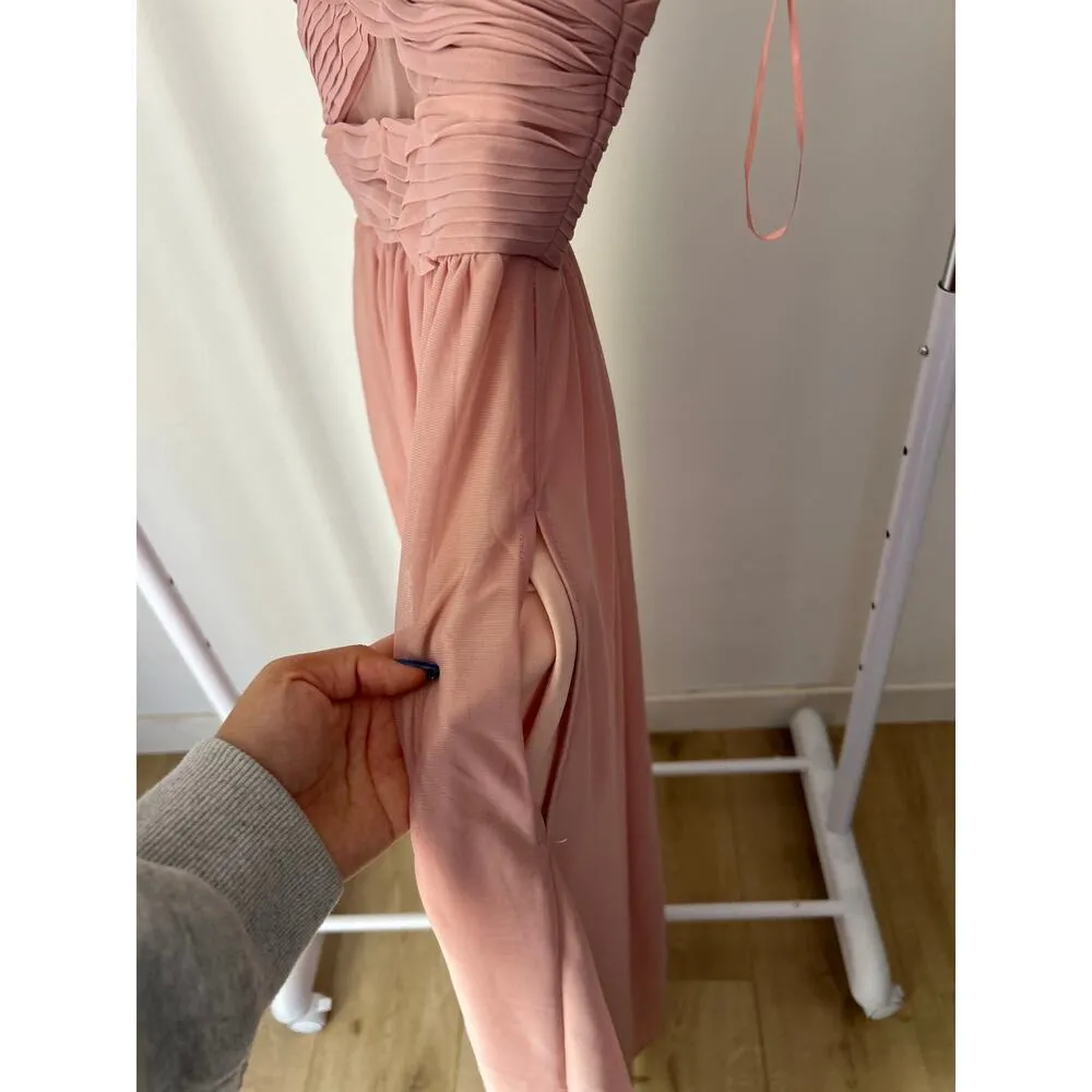 Birdy Grey Pink Elegant Dress Size Large - Image 5