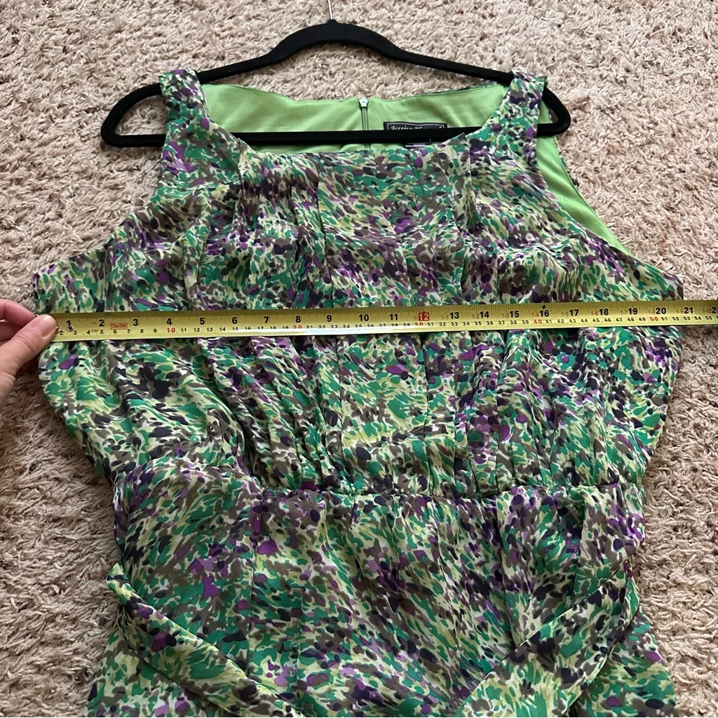 Jessica Howard Women's Dress Abstract Print Green Size 18 Sleeveless - Image 6