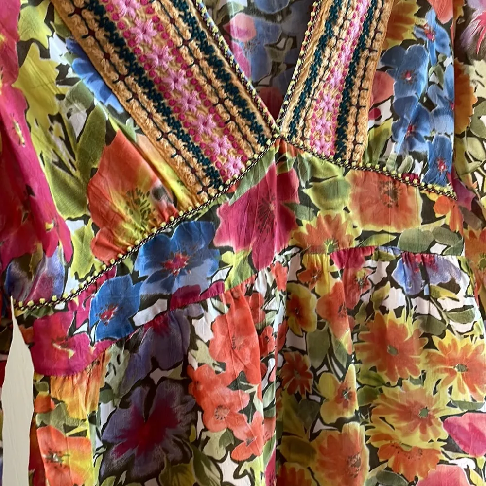 Johnny Was floral tunic - Image 2