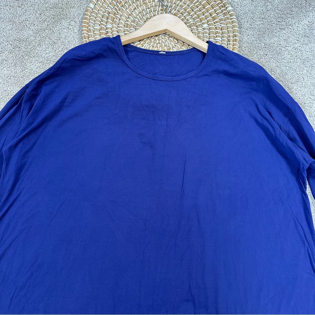 Lululemon Women’s City Bound Long Sleeve Shirt Top in Emperor Blue Size 12 - Image 4
