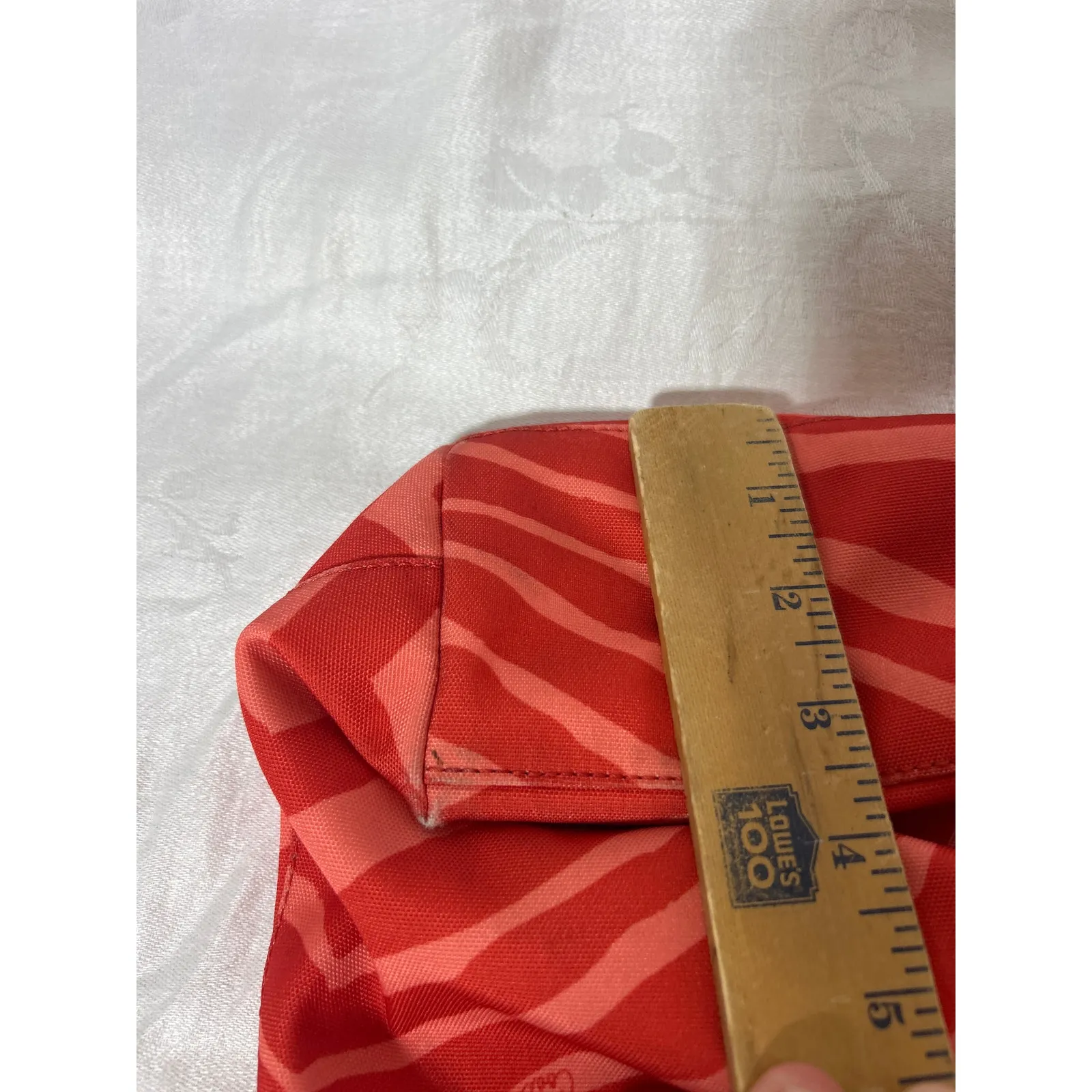 Coach Purse K1380-F23283 Coral Zebra Print Canvas Shoulder Bag - Image 6