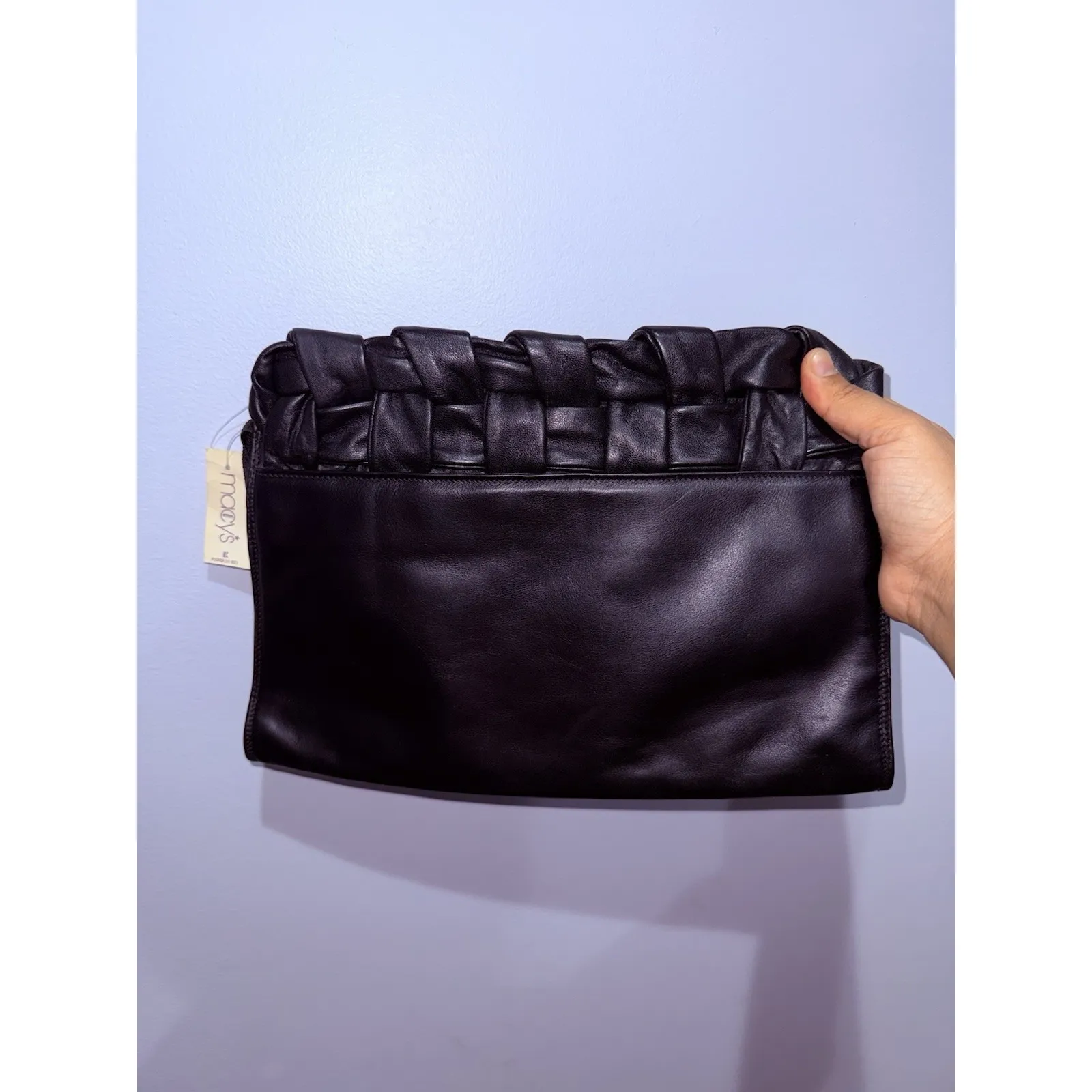 Vintage Andre Cellini Black Clutch Evening Bag Purse Woven Interacció NWT R - Image 6