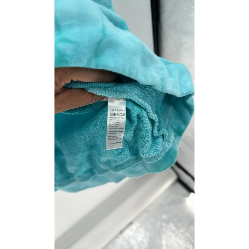 Cheekys Jolene teal Tie Dye Sweatshirt oversized casual Dolly Pardon size 3X - Image 6