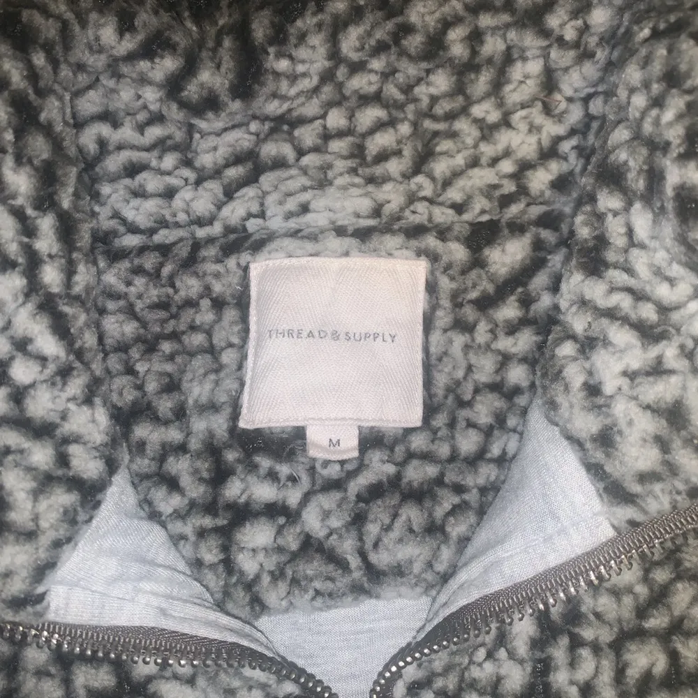 Thread & Supply Sherpa quarter zip pull over sweatshirt - Image 3