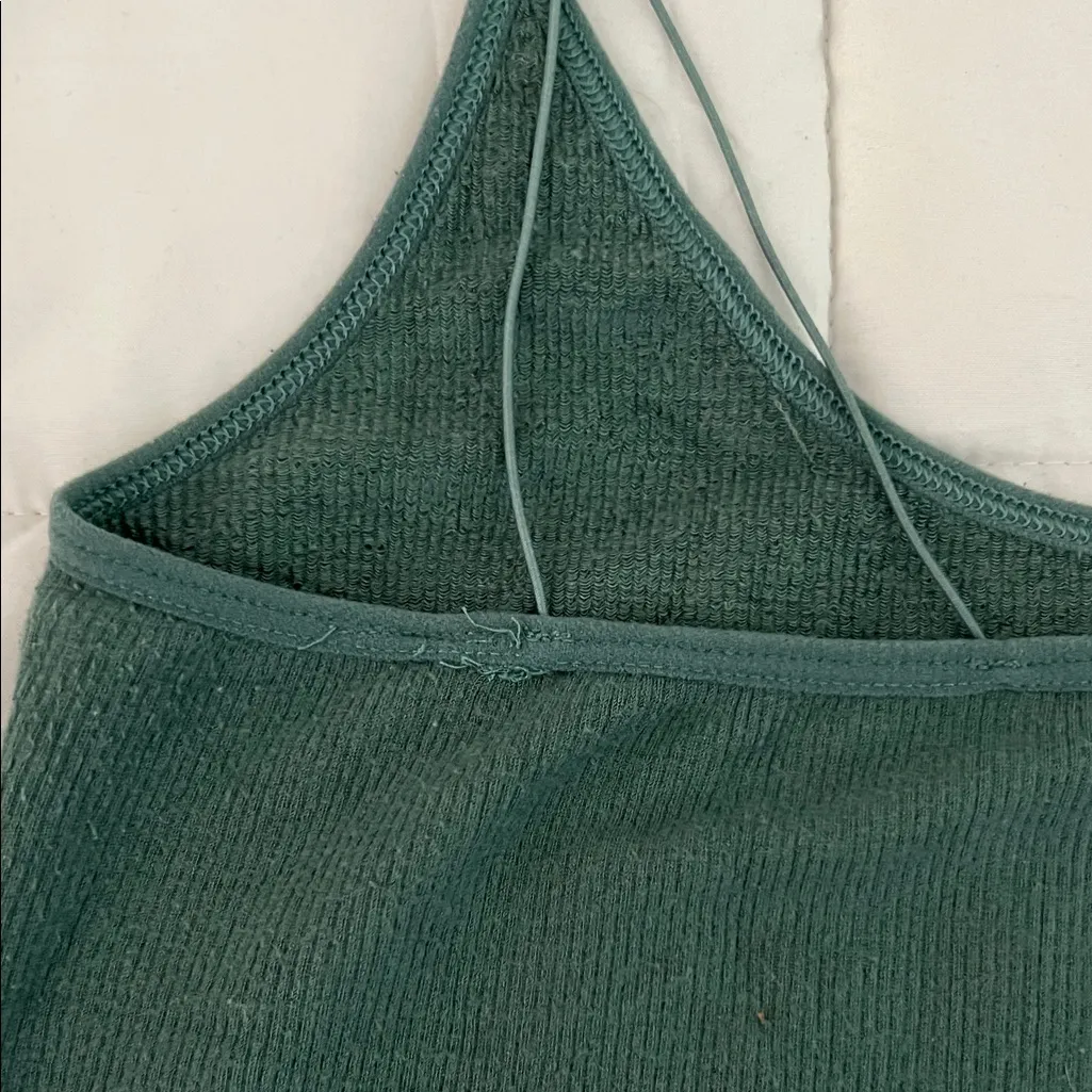 Out From Under Urban Outfitters Markie Green Strappy Ribbed Bra Top Size XL - Image 4