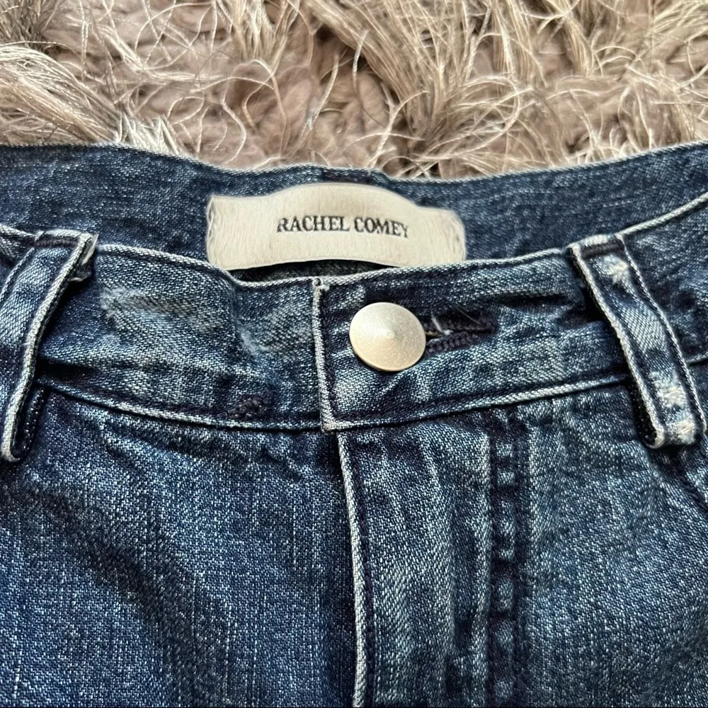 rachel comey slim legion straight jeans high rise size 2 blue DR - Image 6