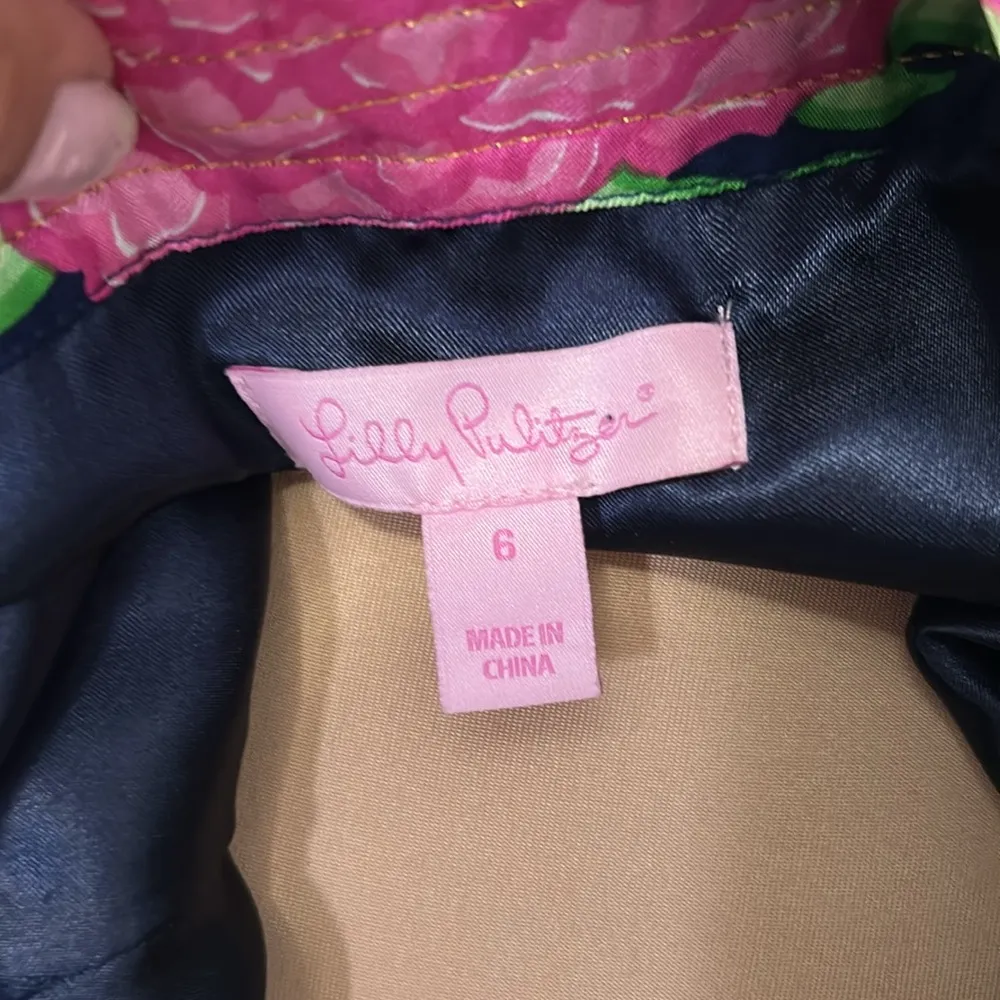 Lilly Pulitzer Silk Dasher Hydrangea Print Shift Dress - Image 7