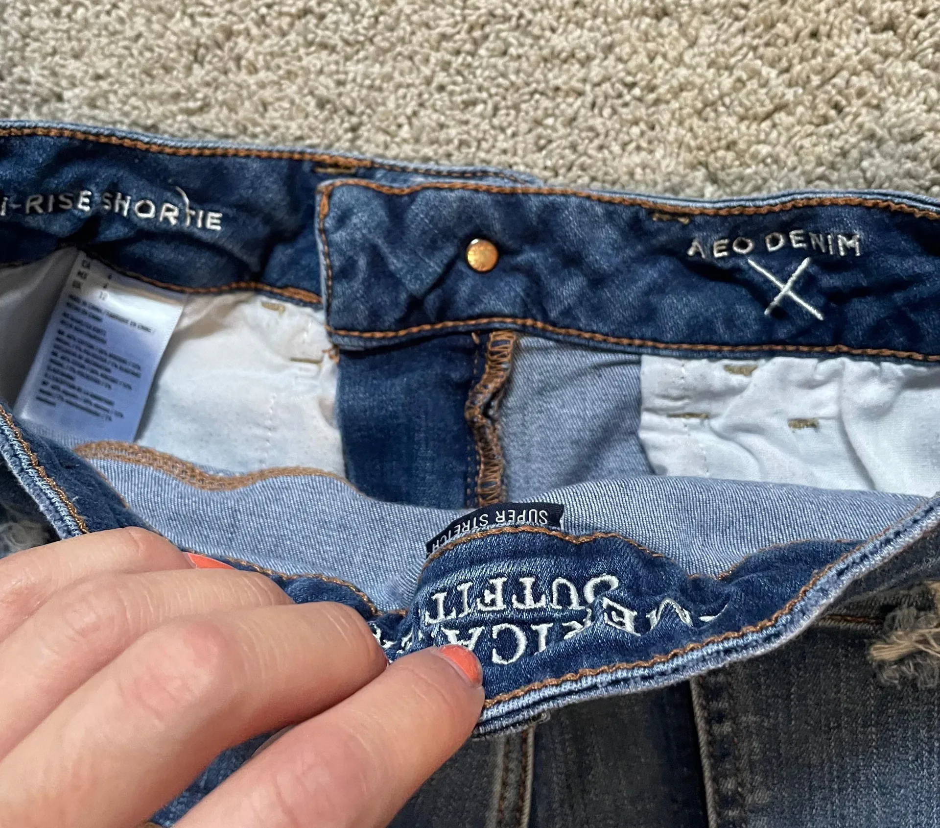 American Eagle Denim Shorts Ripped 6 - Image 4
