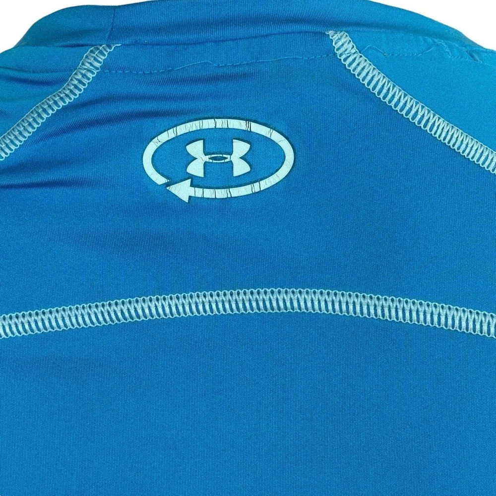 Under Armour Small Semi-Fitted Top Heat Gear Round Neck Stretch Quick Dry Womens - Image 5