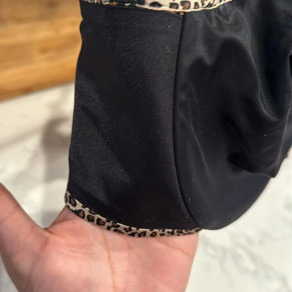 Olga wide strap leopard print accents underwire not lined T - Image 4