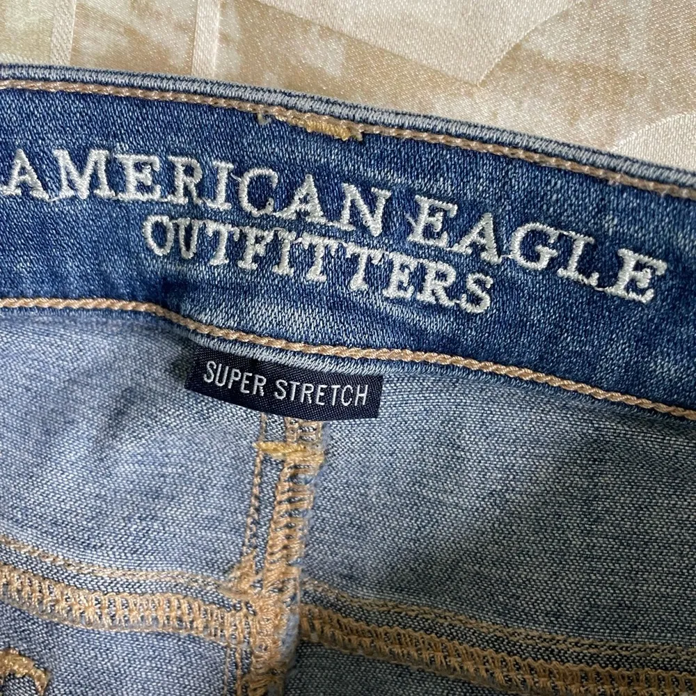 American Eagle Blue Super Stretch Hi-Rise Jegging Size 2 Short - Image 4