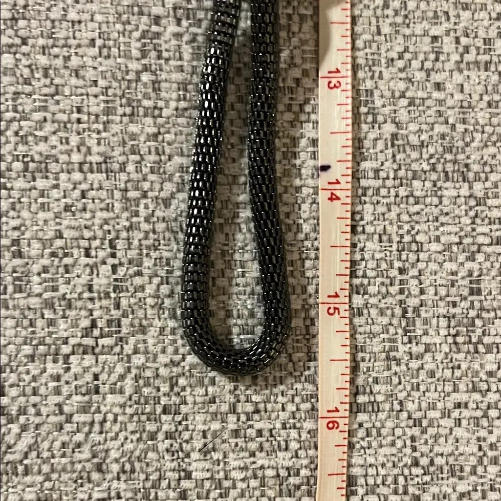 Black Knot Snake Chain Necklace - Image 5