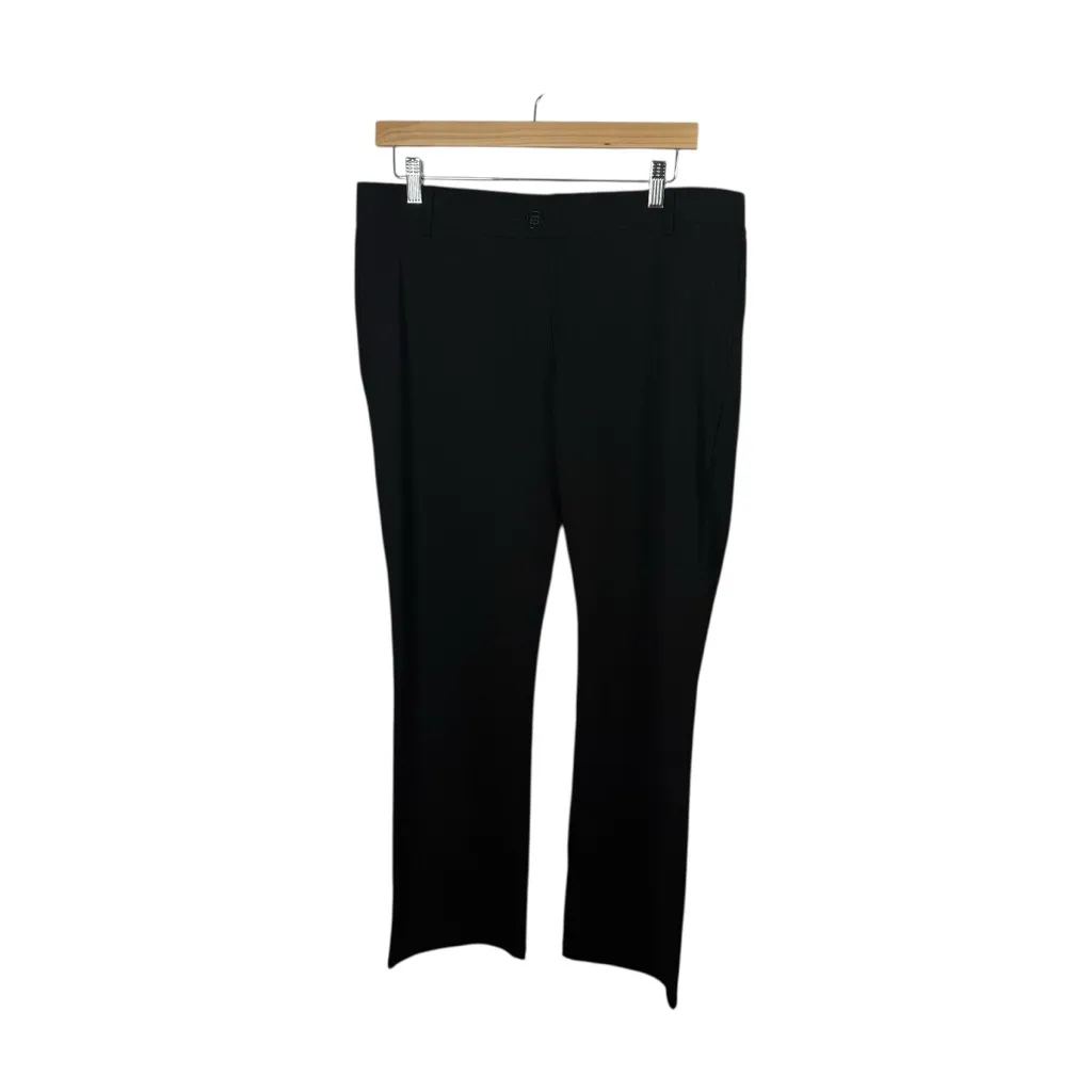 Betabrand Women’s Classic Bootcut Dress Yoga Pant in Black Size XLP - Image 4