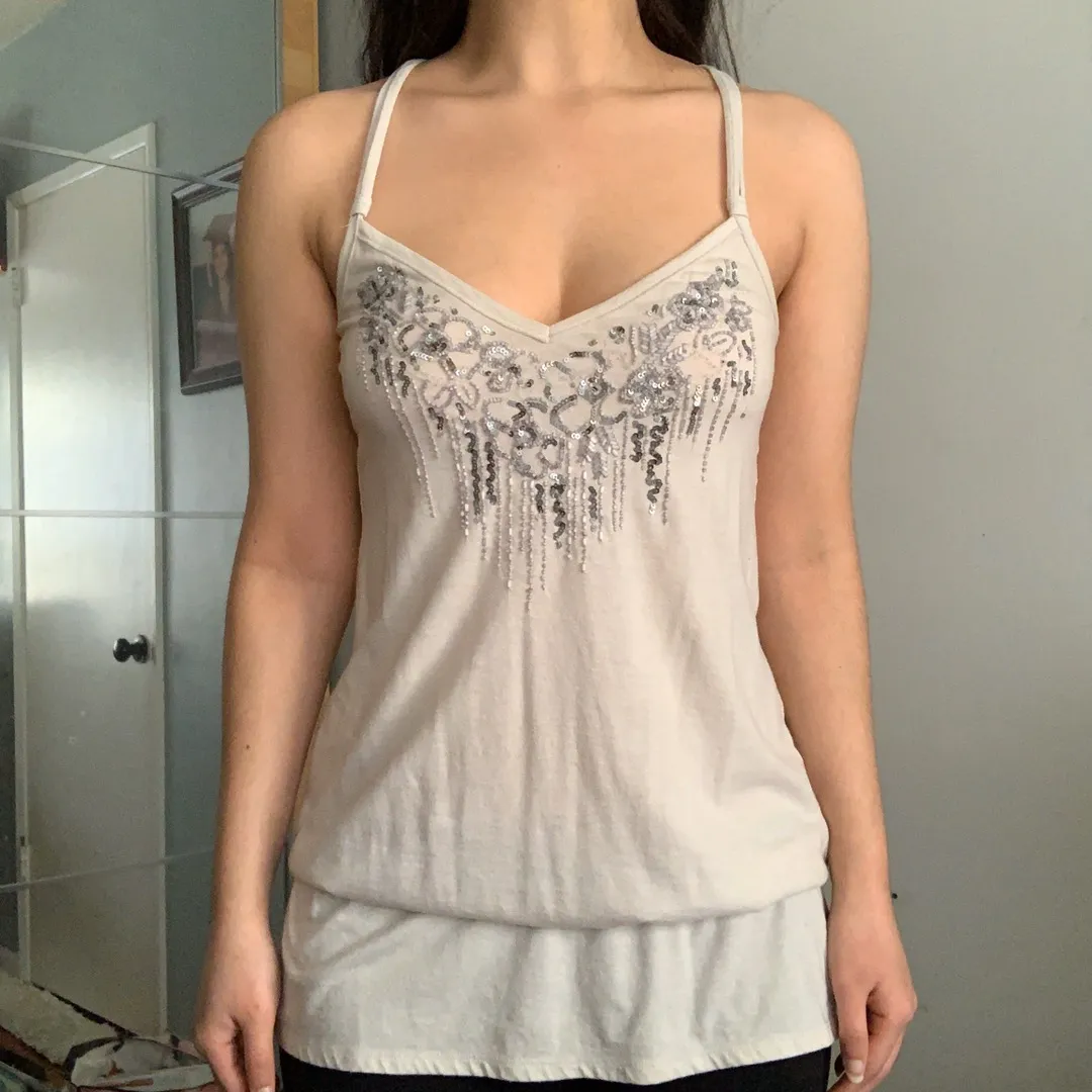 Embellished Sequin Embroidered Tank - Image 3