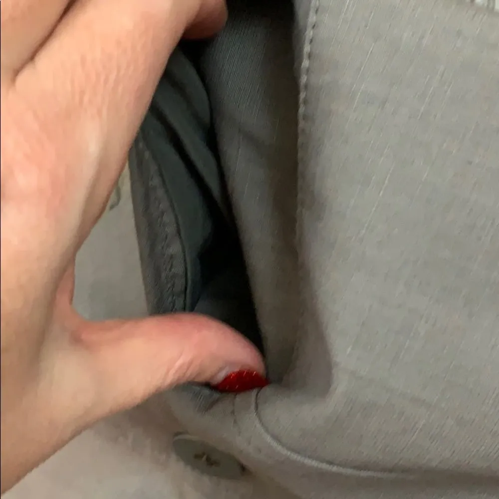 Badgley Mischka Gray Wool Blend Blazer - Image 6