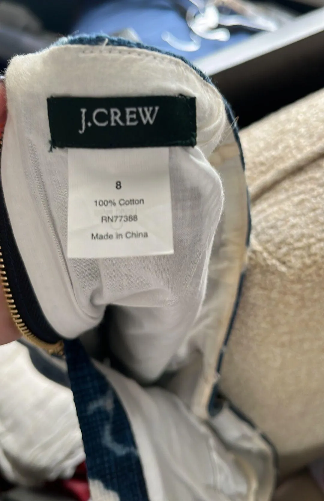 Patterned Cotton Skirt - Image 3