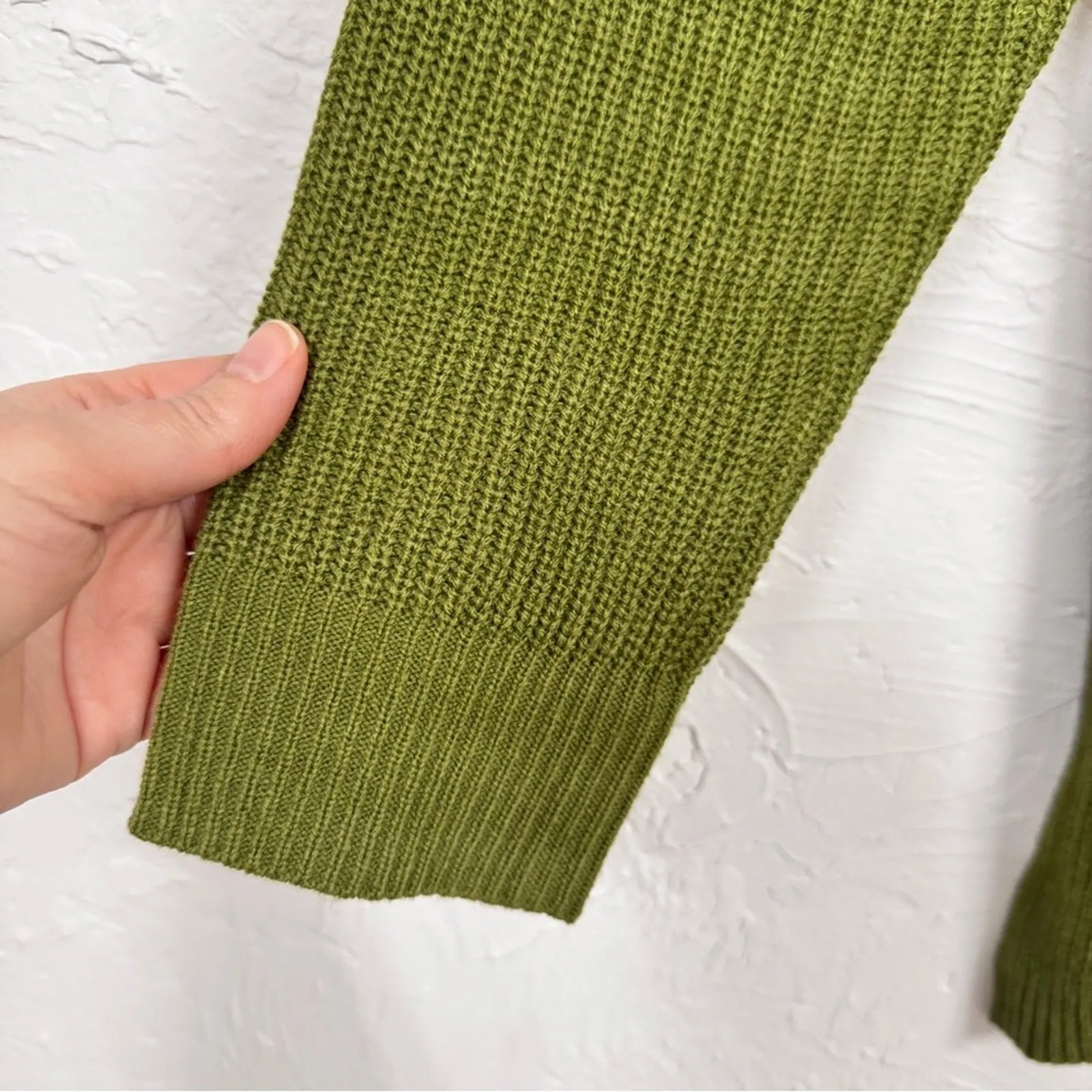 Logo Lori Goldstein Green Blue Crew Neck Sweater Womens M Tunic Casual Boho - Image 8